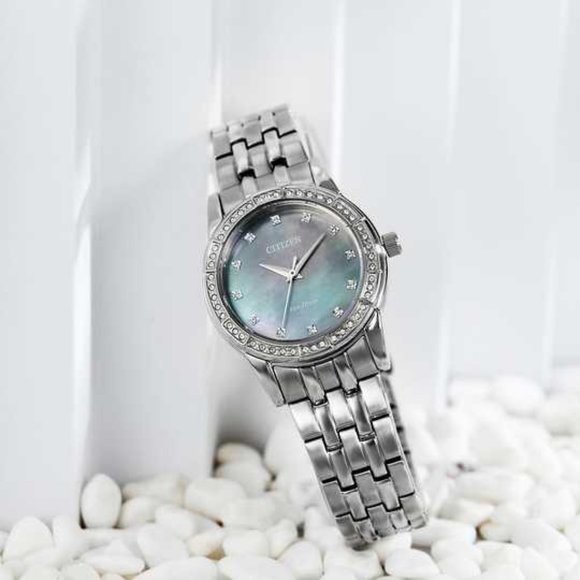 Citizen Eco Drive 31mm Diamond Watch! NEW!